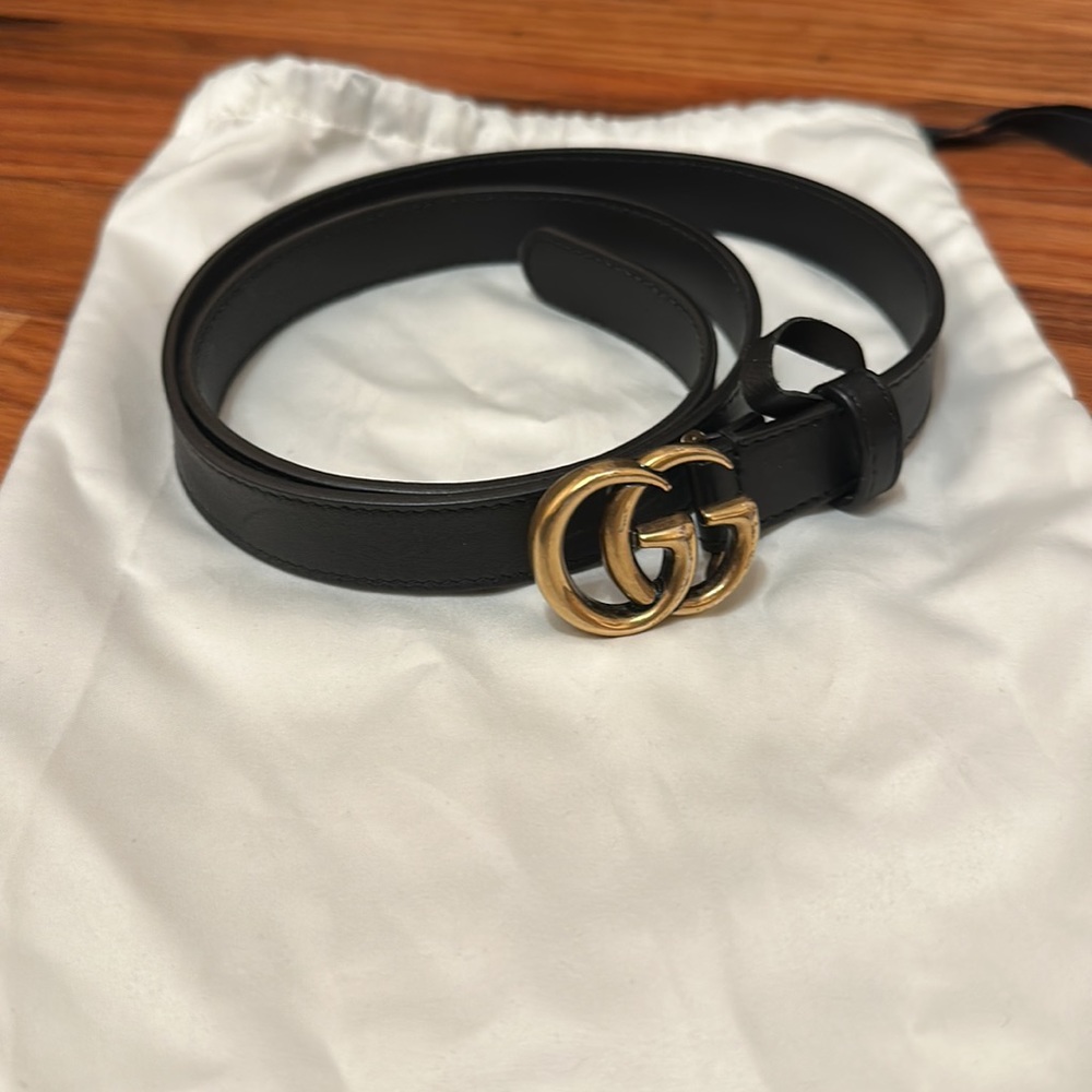 Gucci GG (smallGG) marmont belt! Authentic ❤️